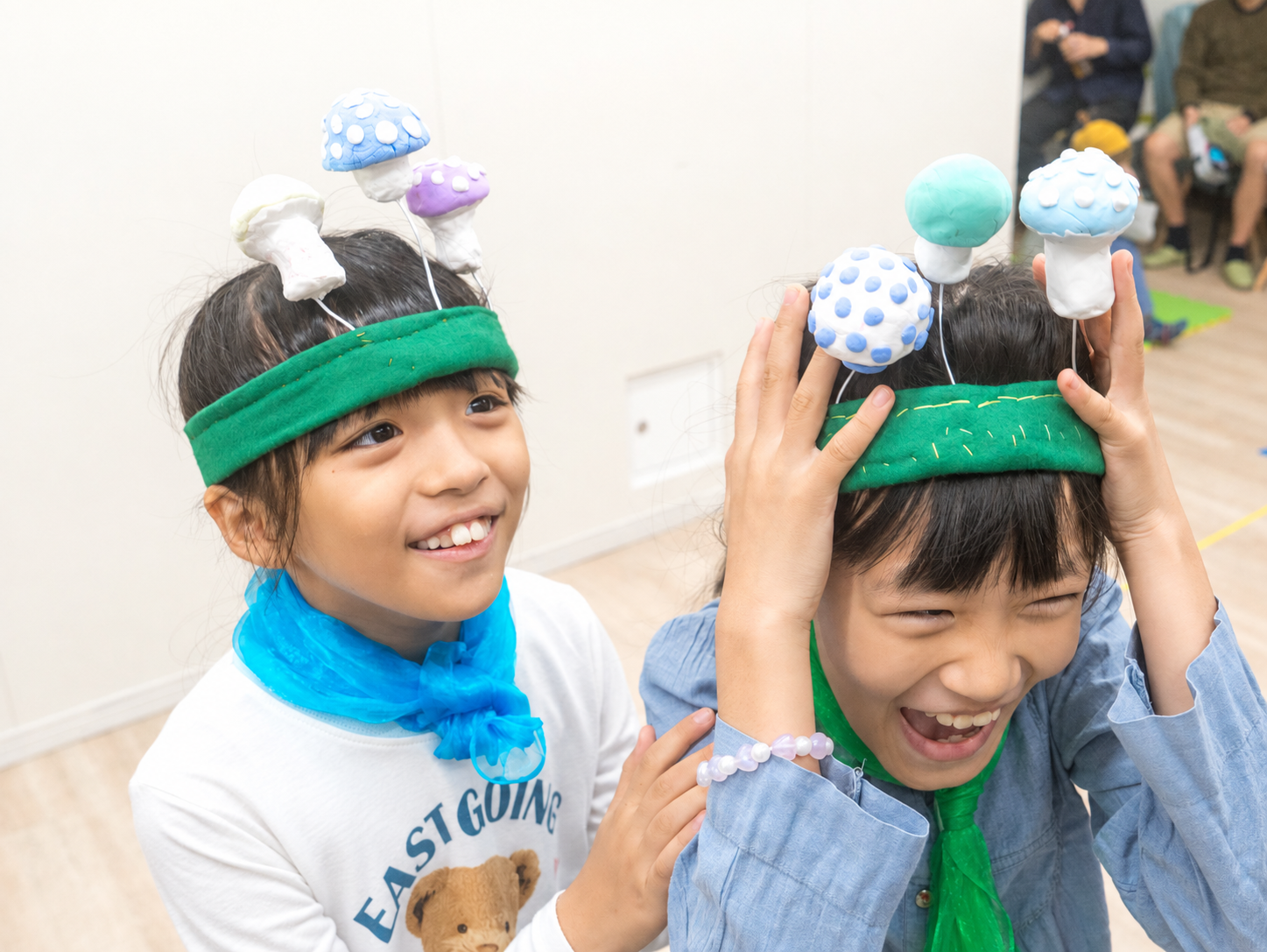 笑顔で楽しむ子どもたち